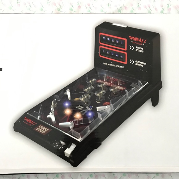 NEW Tech Toyz Electronic Tabletop Pinball Arcade Machine Galactic Edition Space - Picture 13 of 16